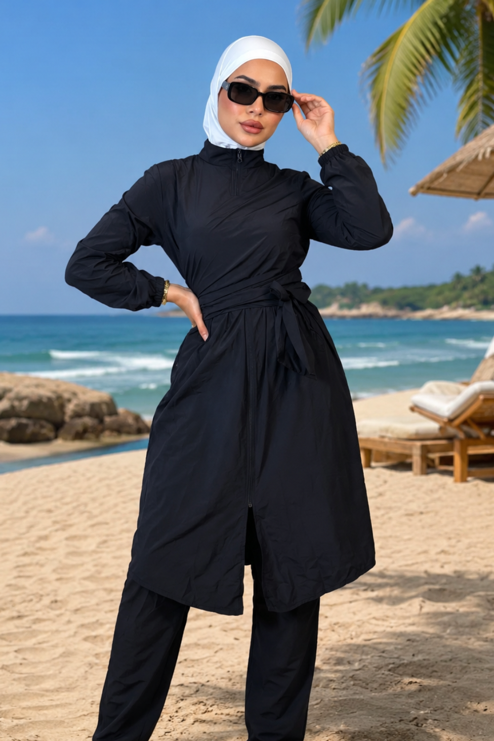 Burkini femme – maillot de bain islamique couvrant